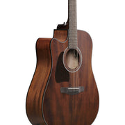 Ibanez AW54LCE Left Handed Acoustic Electric Guitar - Open Pore Natural