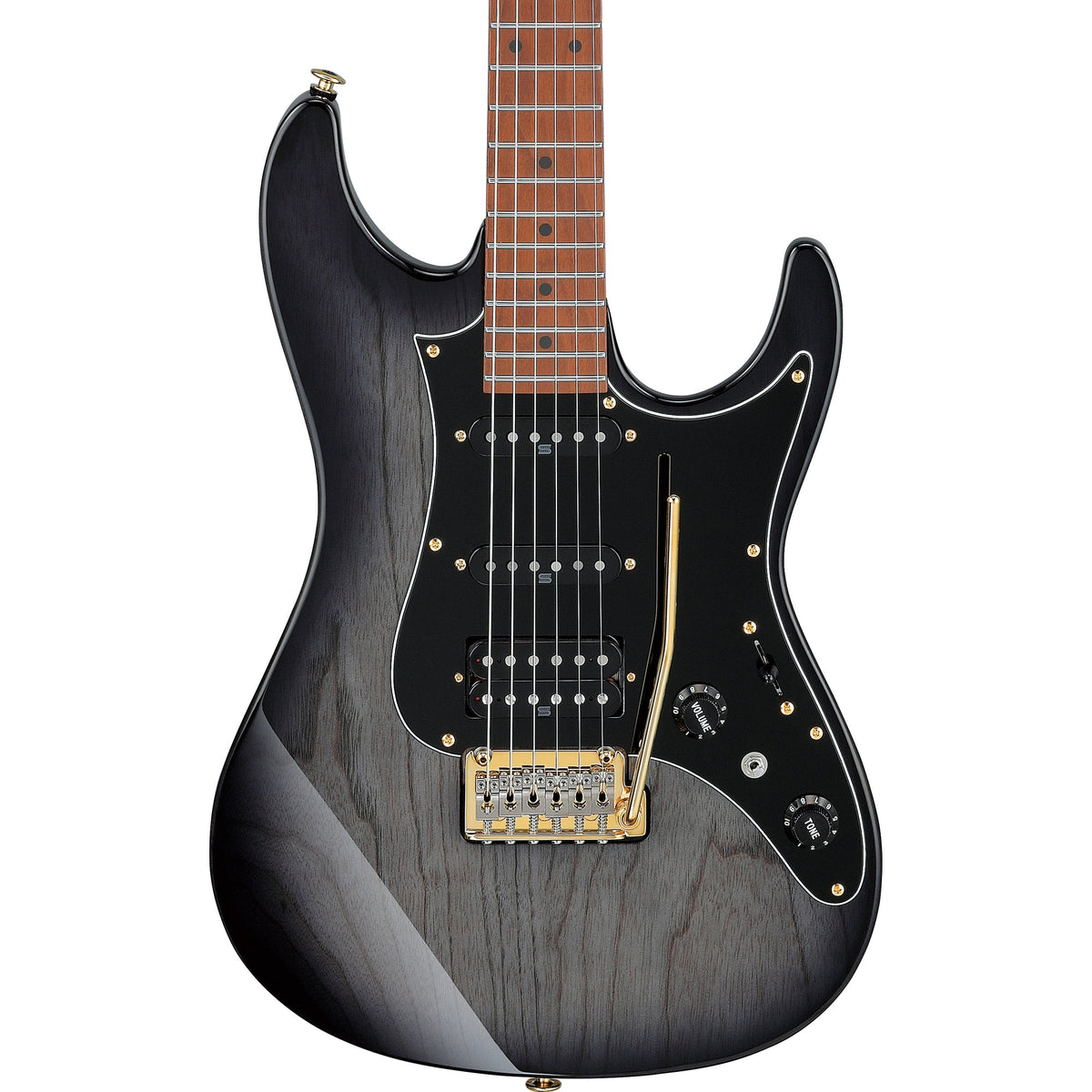 Ibanez AZ2204AG AZ Prestige 6-String Electric Guitar - Transparent Gray Burst