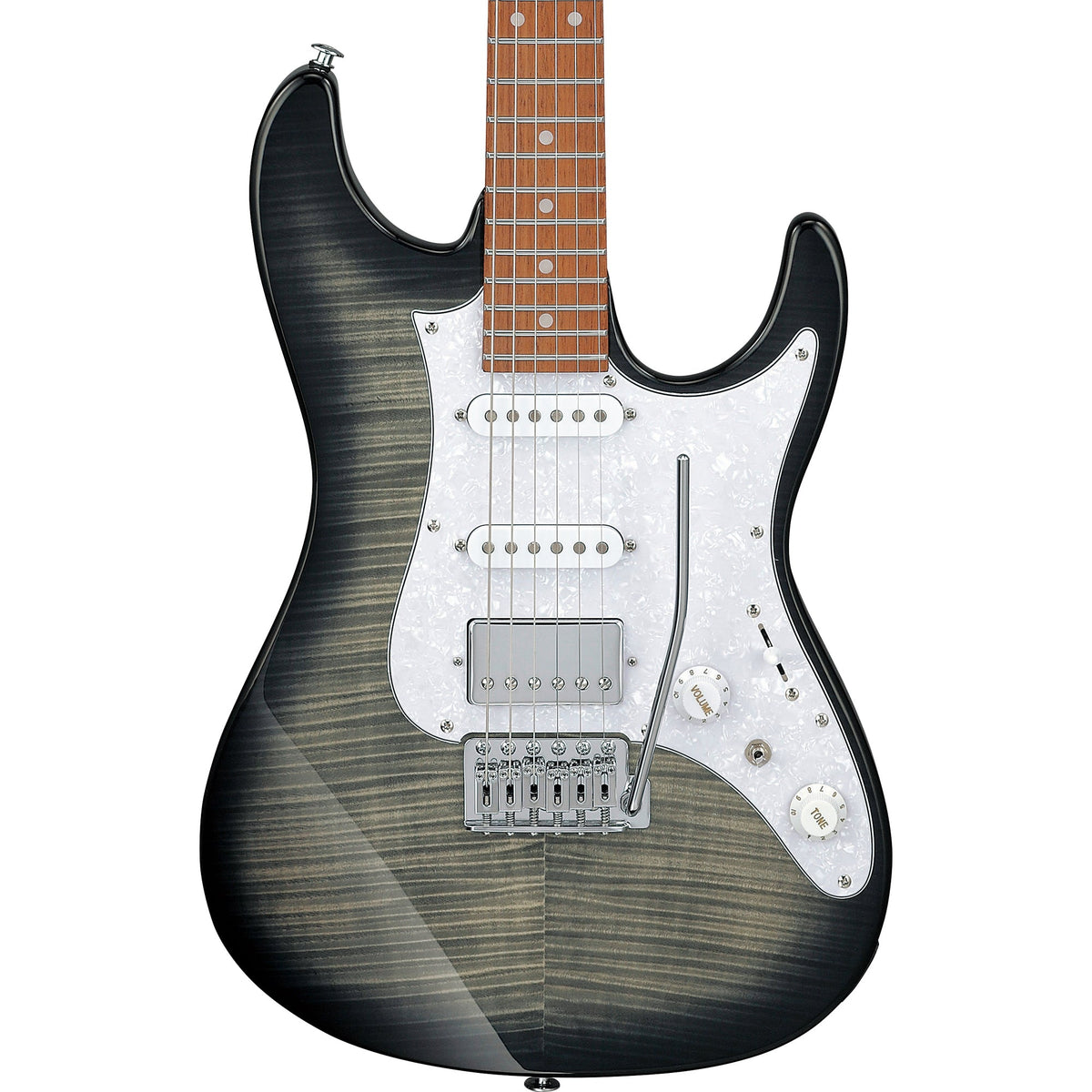 Ibanez AZ22S1F AZ Standard 6-String Electric Guitar - Transparent Black Sunburst