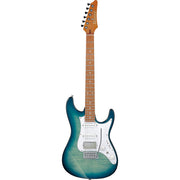 Ibanez AZ22S1F AZ Standard 6-String Electric Guitar -Transparent Turquoise Burst
