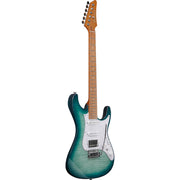 Ibanez AZ22S1F AZ Standard 6-String Electric Guitar -Transparent Turquoise Burst