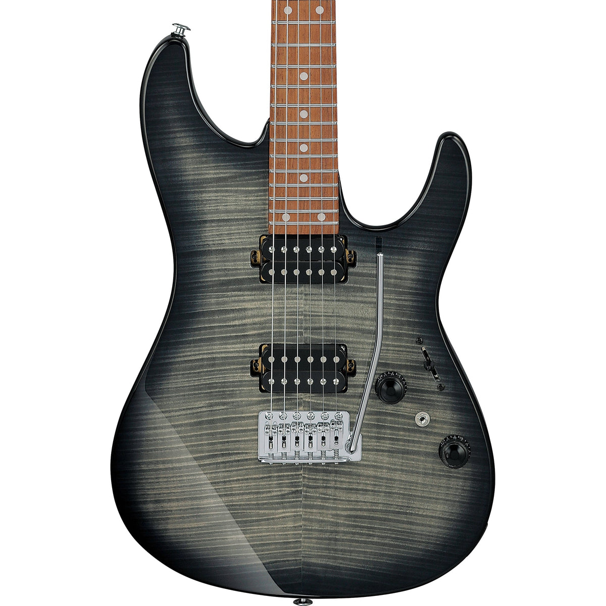 Ibanez AZ24S1F AZ Standard 6-String Electric Guitar - Transparent Black Sunburst