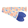 Souldier Wilco Album Guitar Strap with Blue Leather
