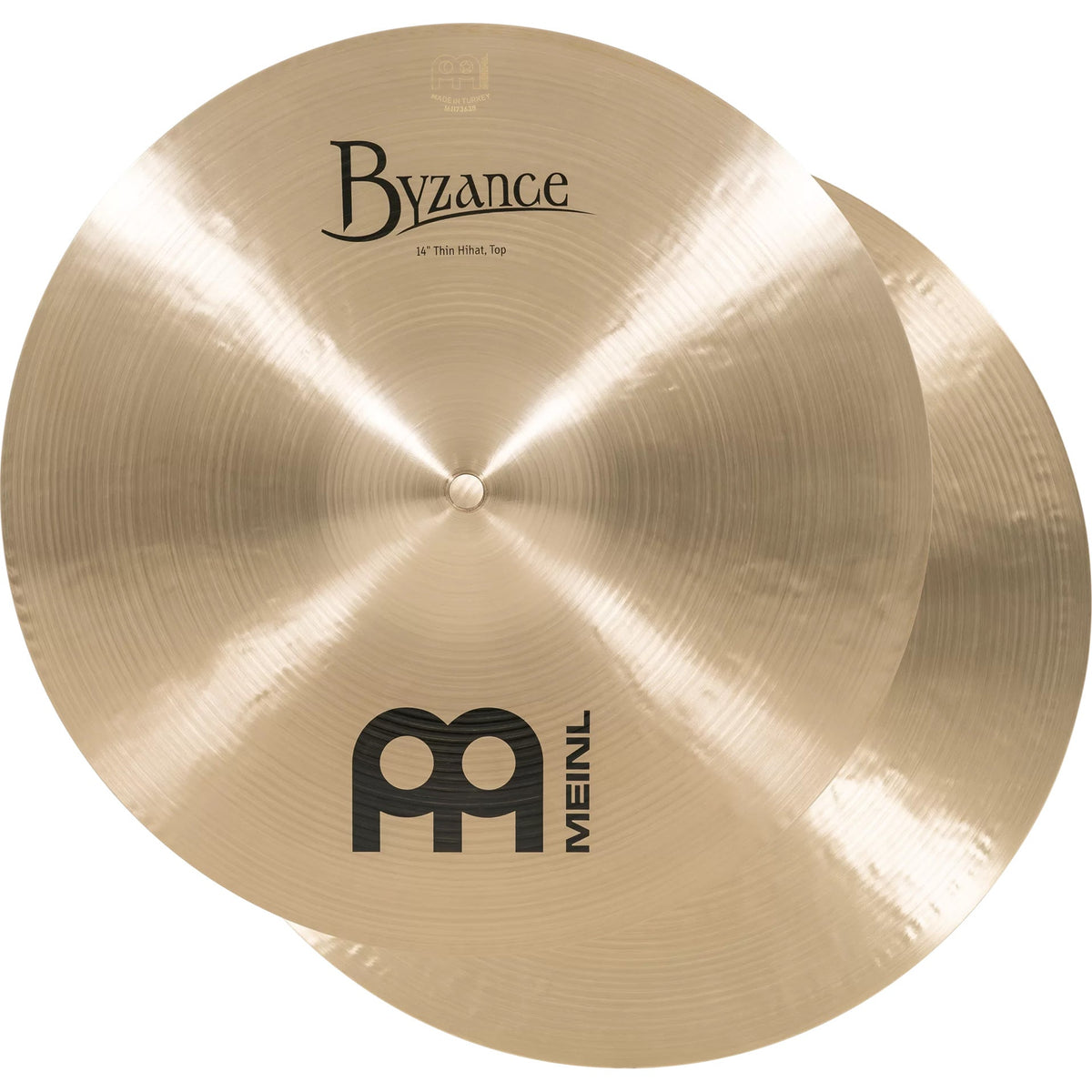 Meinl Cymbals 14” Byzance Traditional Thin Hi-hat Cymbals