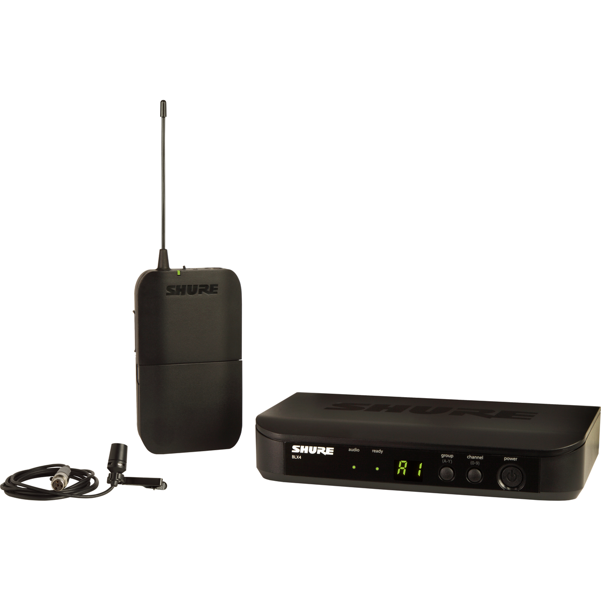 Shure BLX14/CVL Wireless Cardioid Lavalier Mic System - J11: 596 to 616 MHz