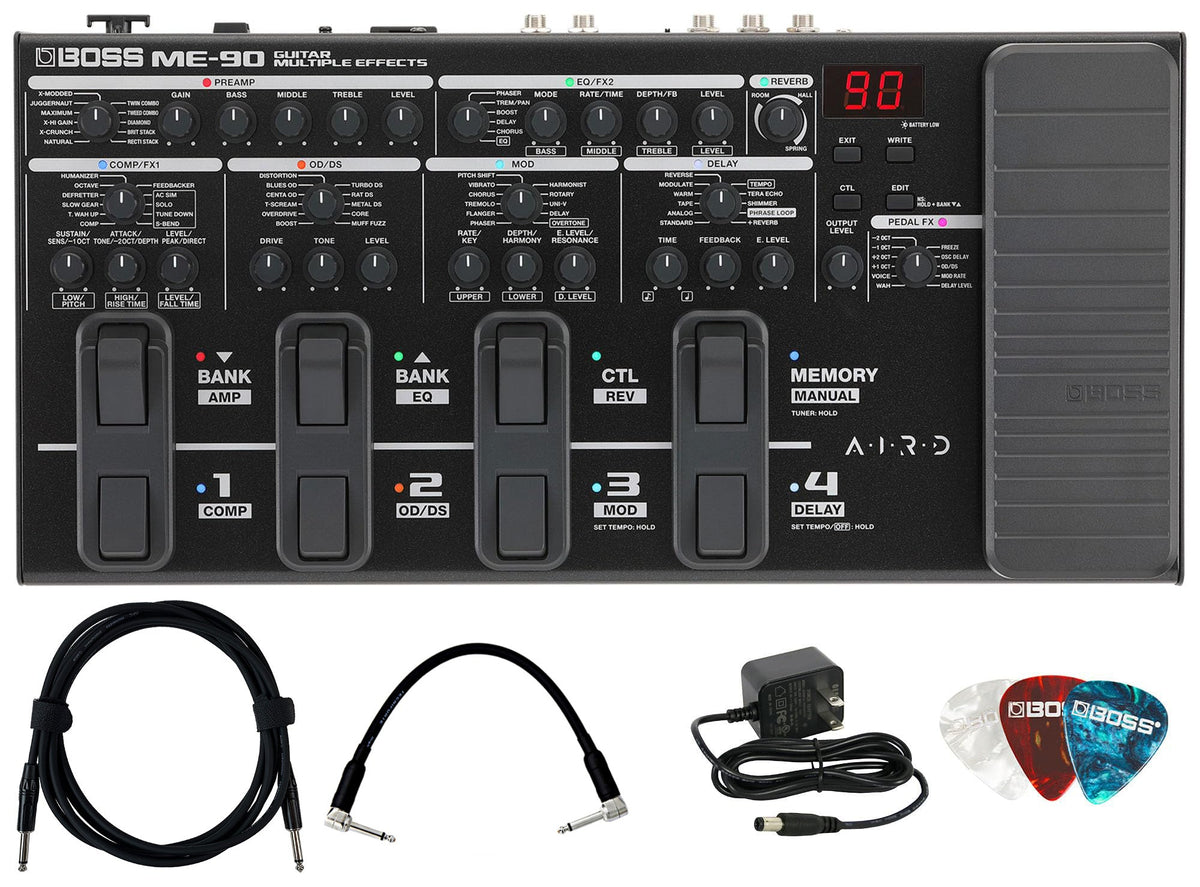 Boss ME-90 Guitar Multi-Effects w/ Power Supply
