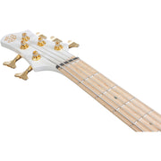 Ibanez BTB605MLMPWM BTB Bass Workshop 5-String Electric Bass, Pearl White Matte
