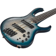 Ibanez BTB Bass Workshop 5str Multi Scale Bass - Cosmic Blue Starburst Low Gloss