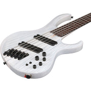 Ibanez BTB865MS Bass Workshop 5-String Electric Bass - Transparent White Flat