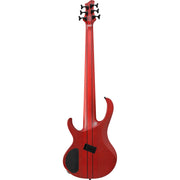 Ibanez BTB866MS Bass Workshop 6-String Electric Bass - Brown Topaz Burst Flat
