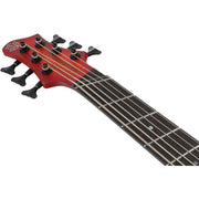 Ibanez BTB866MS Bass Workshop 6-String Electric Bass - Brown Topaz Burst Flat