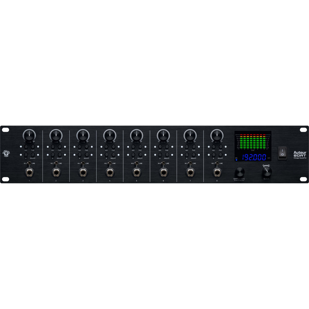 Black Lion Audio 8DAT 8 Channel Auteur Packed Mic Pre