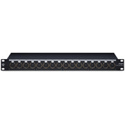 Black Lion Audio PBR XLR 16F DSub - Gold-Plated Female XLR/DB25 Patchbay