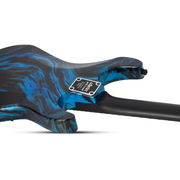 Schecter C-1 Hydro-Dip Left Handed Electric Guitar - Midnight Tide