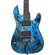 Schecter C-1 Hydro-Dip Electric Guitar - Midnight Tide