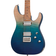 Schecter C-1 Standard Plus Electric Guitar - Blue Fade