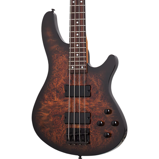 Schecter C-4 Standard 4-String Electric Bass - Charcoal Satin
