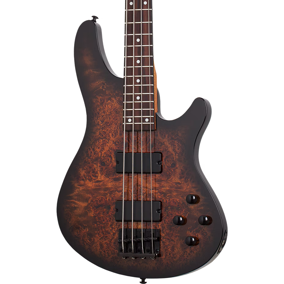 Schecter C-4 Standard 4-String Electric Bass - Charcoal Satin