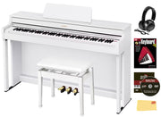 Casio AP-300 Celviano 88-Key Digital Piano - White w/ Furniture Bench