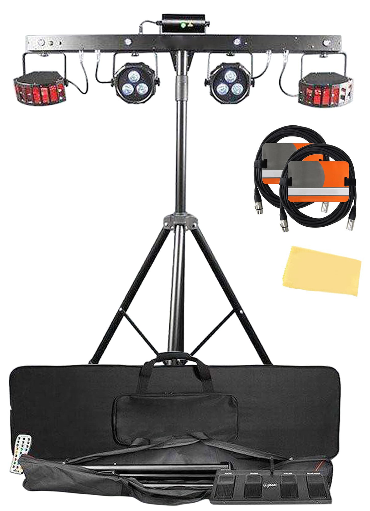 Chauvet GigBAR 2 4-in-1 Multi-Effect Lighting System w/ DMX Cables