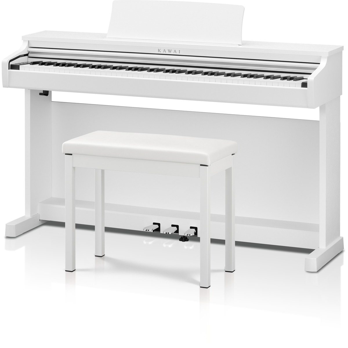 Kawai CX202 Digital Piano with Bench - Satin White