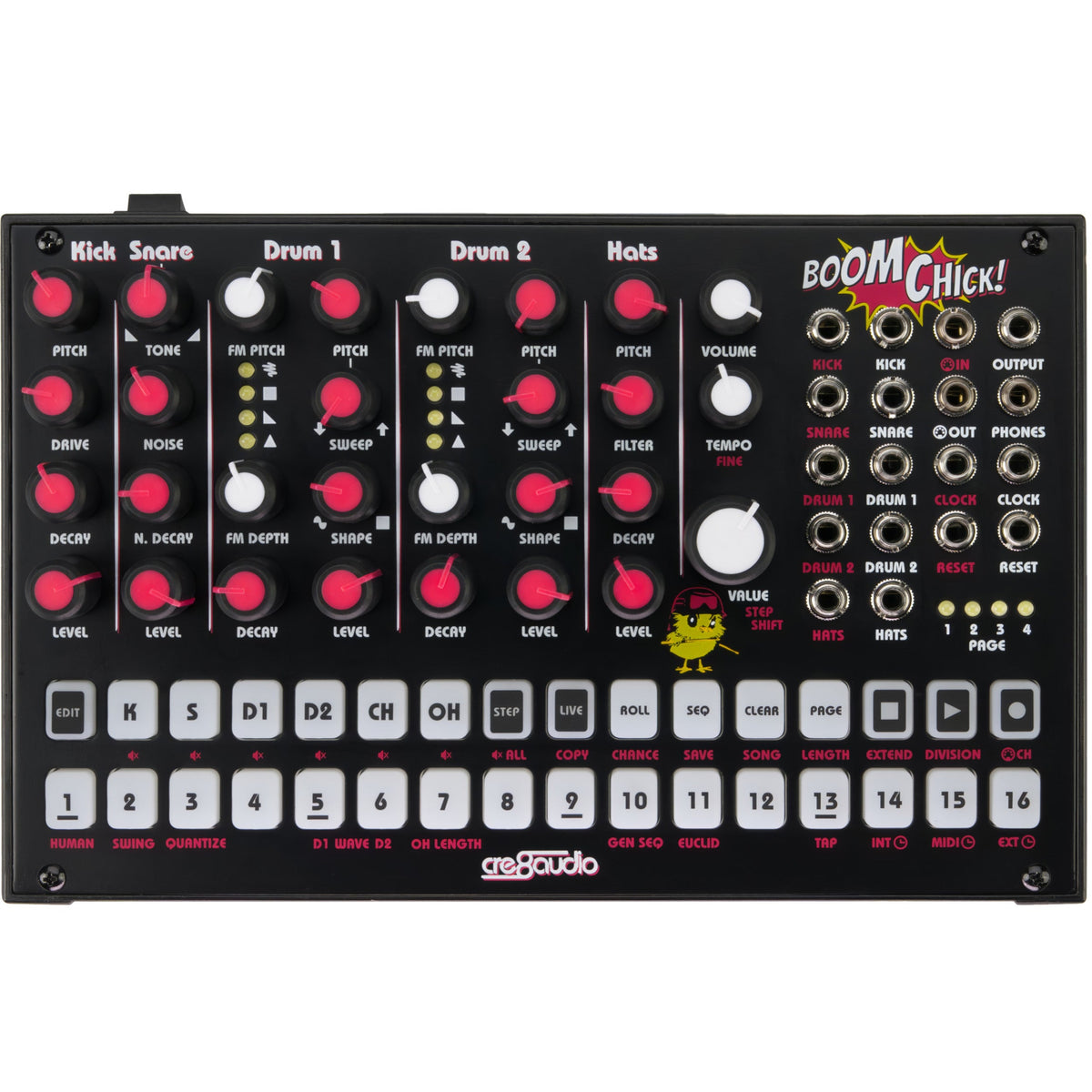 Cre8Audio Boom Chick Pure Analog Drum Machine
