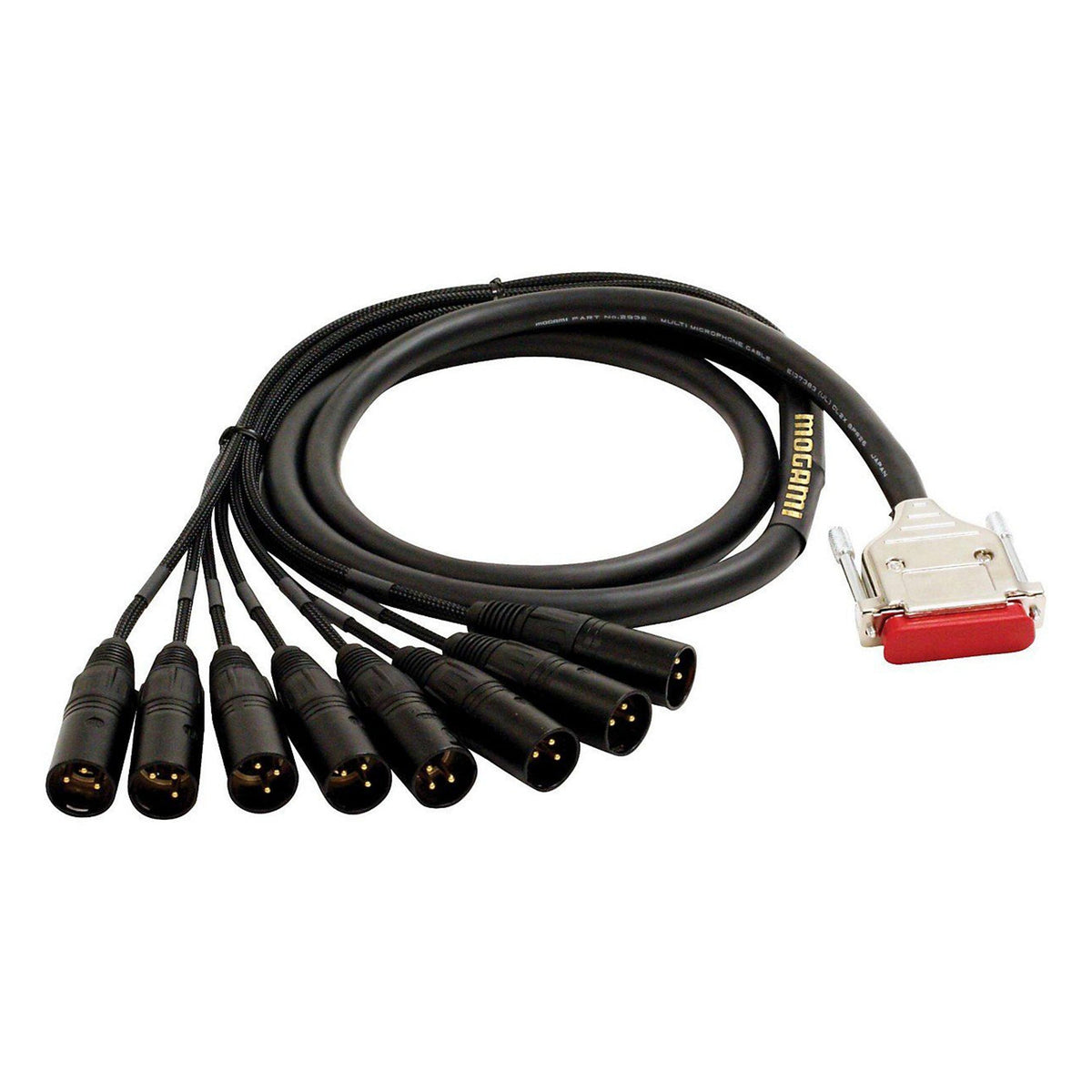 Mogami Gold DB25 to XLR Male - 10’