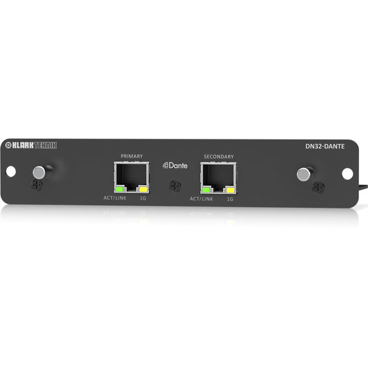 Klark Teknik DN32-DANTE Audinate Dante Expansion Module