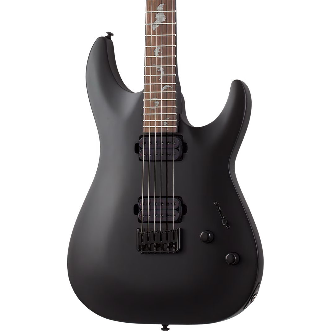 Schecter Damien-6 Electric Guitar - Satin Black