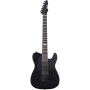 ESP E-II T-B7 Baritone Electric Guitar - Black Satin