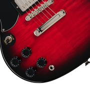Epiphone SG Tribute Plus Left Handed Electric Guitar - Cherry Burst
