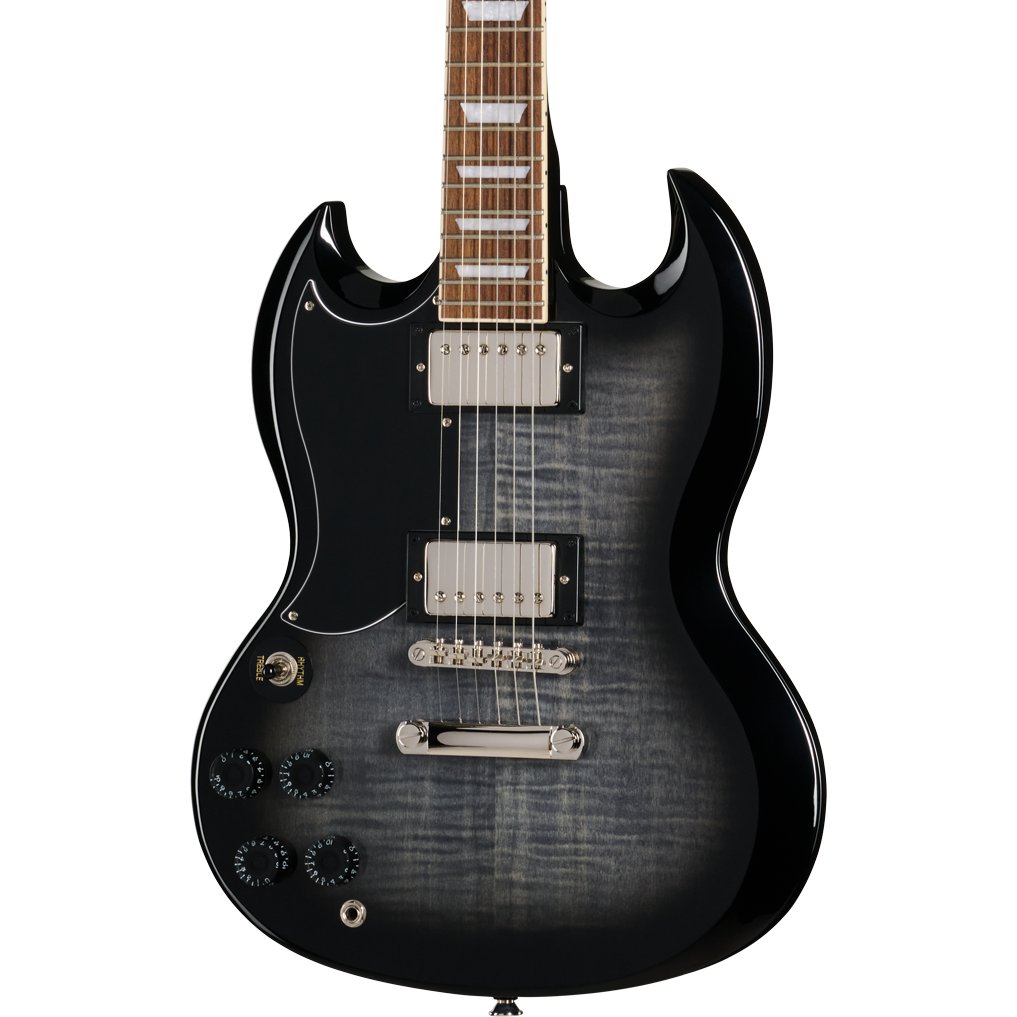 Epiphone SG Tribute Plus Left Handed Electric Guitar - Ebony Burst