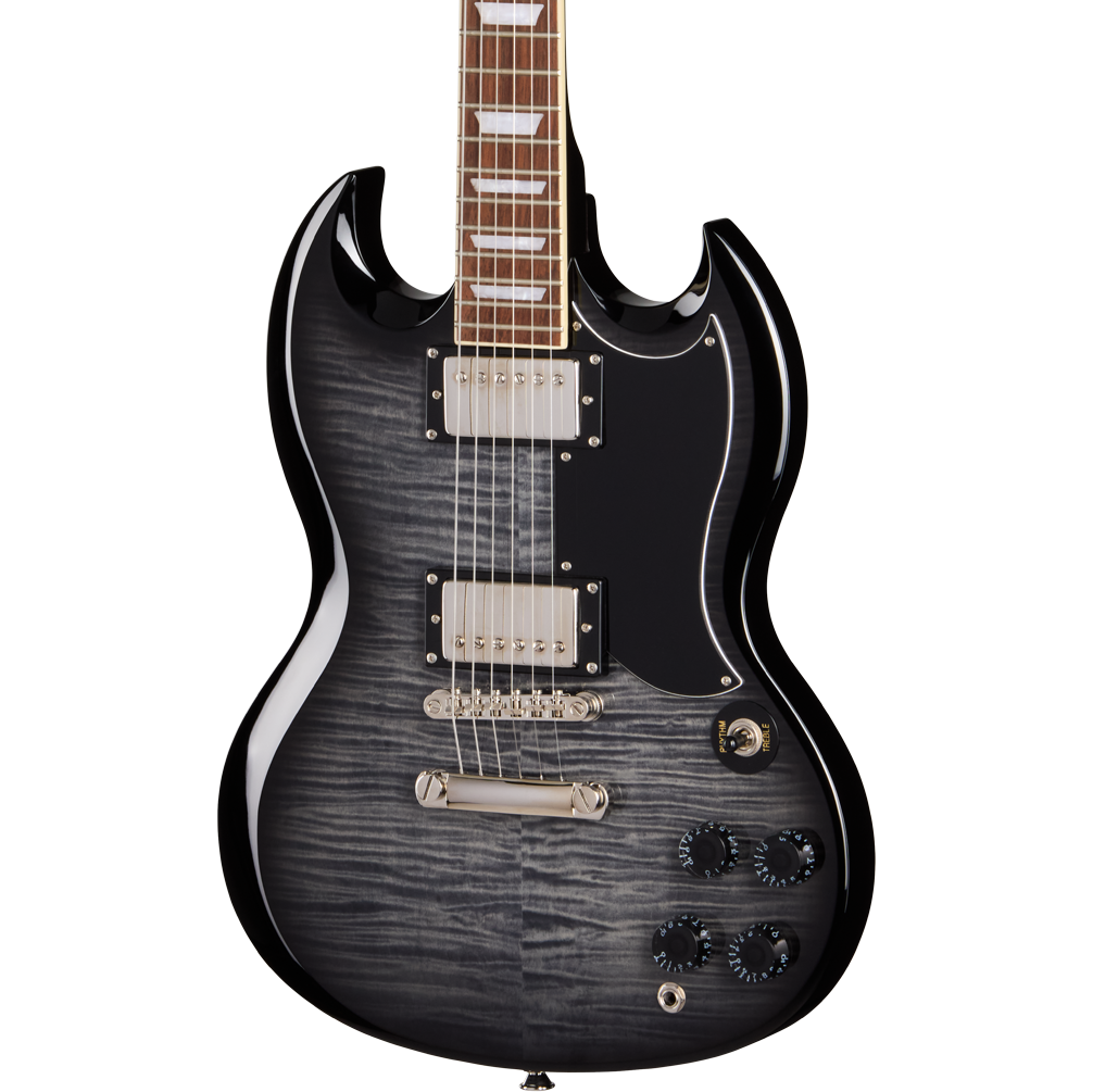 Epiphone SG Tribute Plus Electric Guitar - Ebony Burst