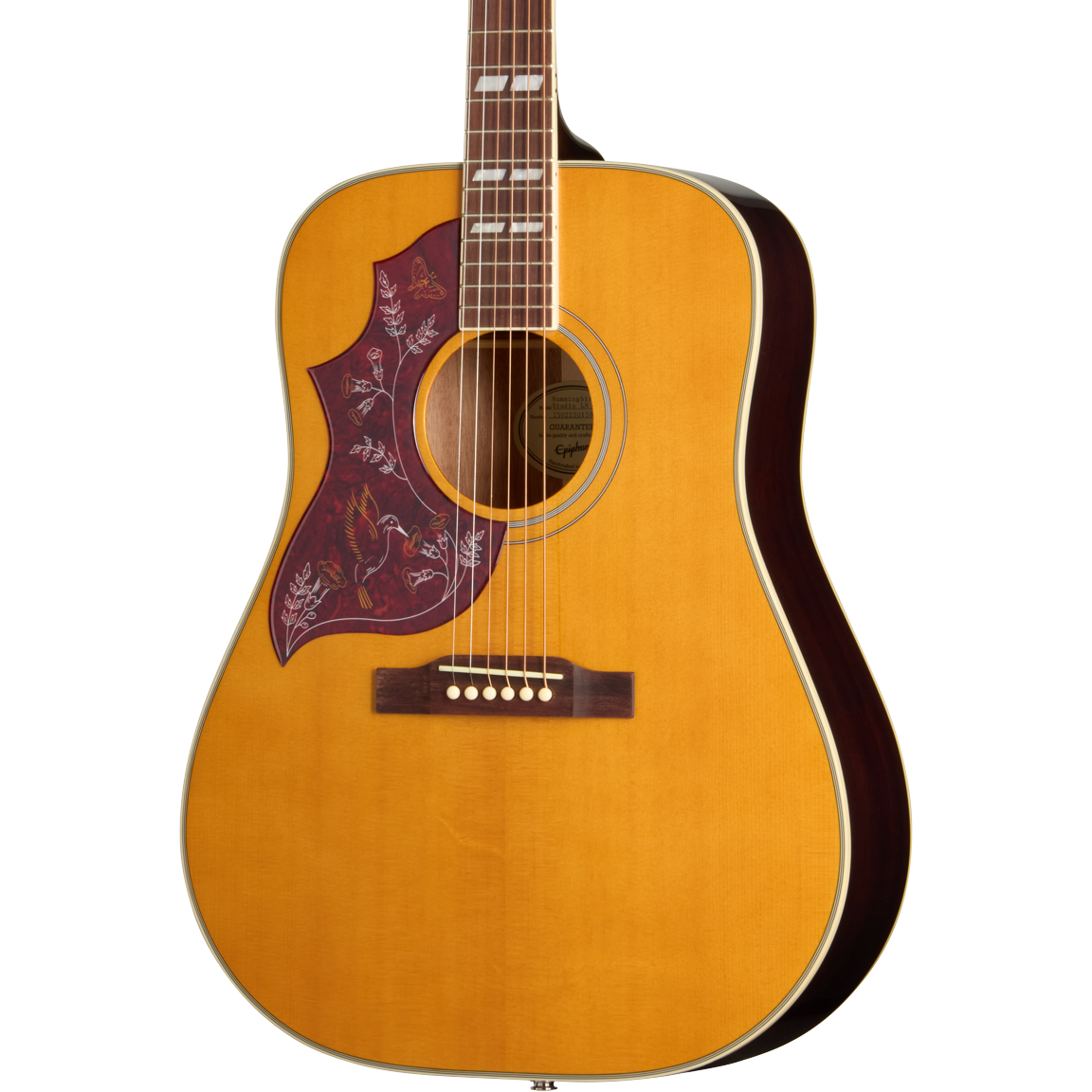 Epiphone Hummingbird Studio Left Handed Acoustic Electric Guitar - Natural