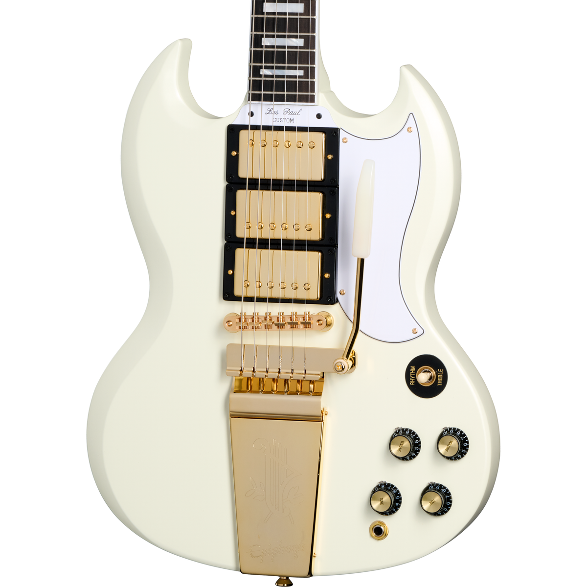 Epiphone 1963 Les Paul SG Custom with Maestro Vibrola - Classic White