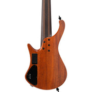 Ibanez EHB1506MSABL EHB Ergonomic Headless 6-String Bass, Antique Brown Stained Low Gloss