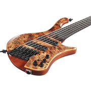 Ibanez EHB1506MSABL EHB Ergonomic Headless 6-String Bass, Antique Brown Stained Low Gloss