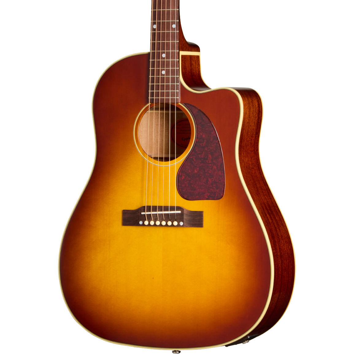 Epiphone J-45 Standard EC Acoustic Electric Guitar - Honey Burst