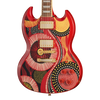 Epiphone Fatoumata Diawara SG, Ember Red with Malian Graphic