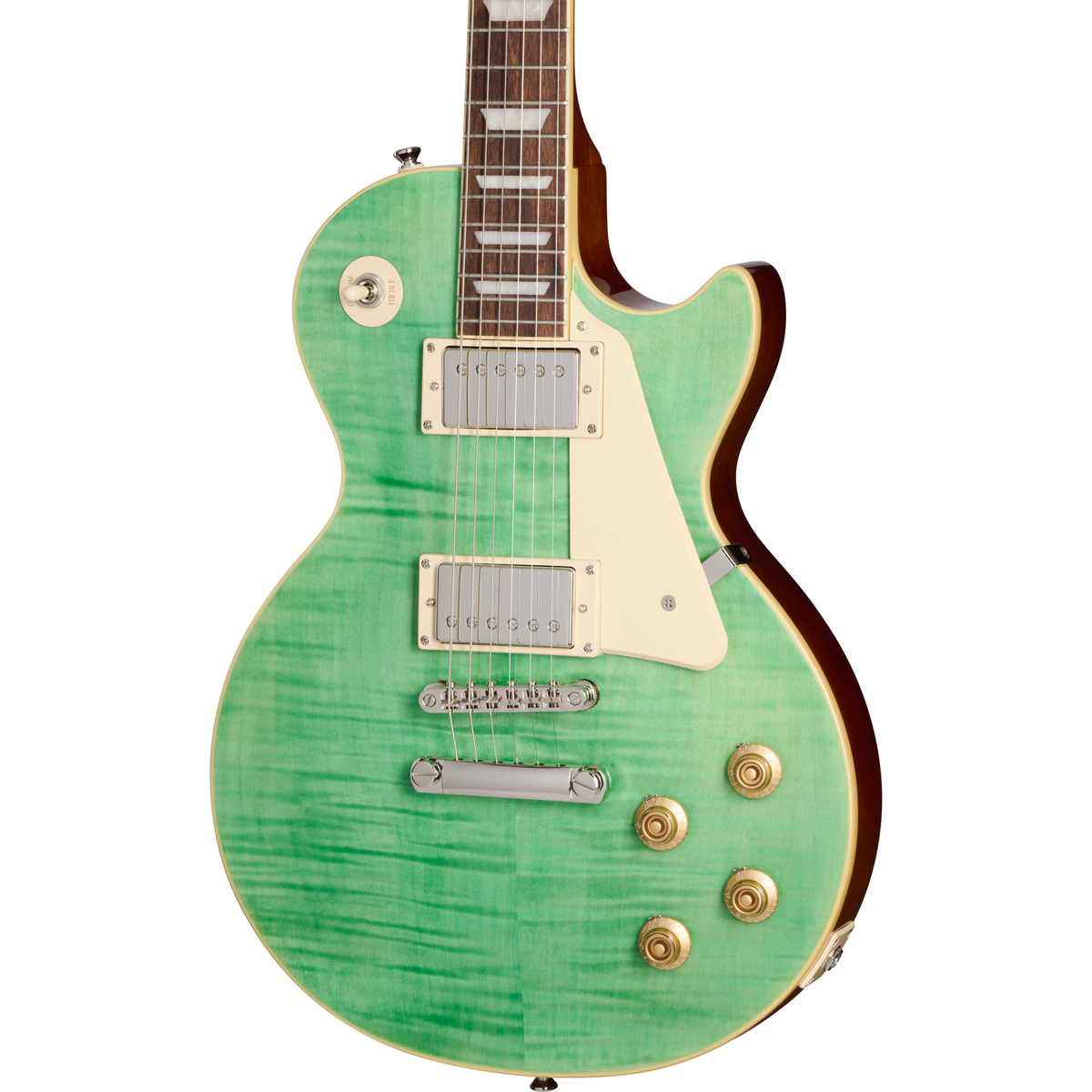 Epiphone Les Paul Standard 50s Figured Electric Guitar - Sea Foam Green