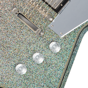 Epiphone Lzzy Hale Explorer Custom Electric Guitar - Black Diamond Holographic Sparkle