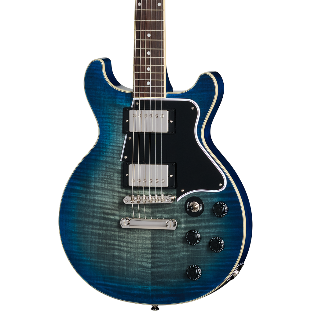 Epiphone Les Paul Special Double Cut Electric Guitar - Figured Ocean Water