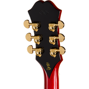 Epiphone Masterbilt Gem Archer Sheraton Left Handed Electric Guitar - Cherry Red