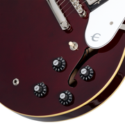Epiphone Noel Gallagher Riviera Semi-Hollow Electric Guitar - Dark Wine Red