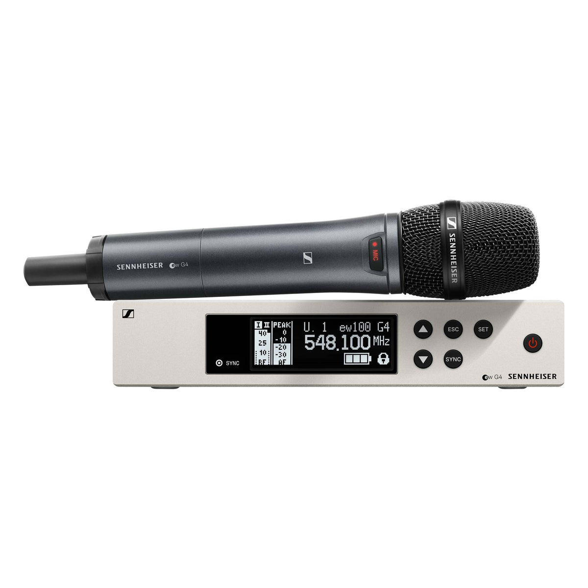 Sennheiser EW 100 G4-845-S Wireless Handheld Microphone System - G Band