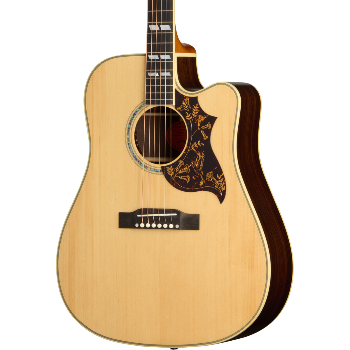 Epiphone Hummingbird Deluxe EC Acoustic Electric Guitar - Natural