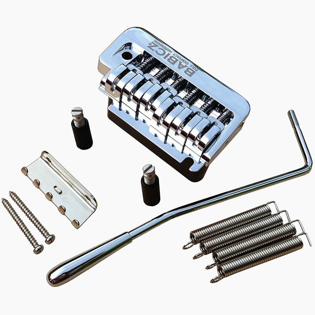 Babicz Full Contact FCH 2PT TREMOLO BRIDGE, 6 String CHROME