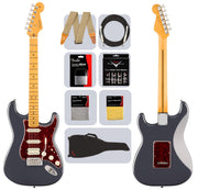 Fender American Professional Classic Stratocaster HSS - Faded Black w/ Cleaning Kit