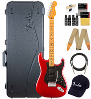 Fender American Ultra II Stratocaster HSS - Sinister Red w/ Guitar Cleaning Kit