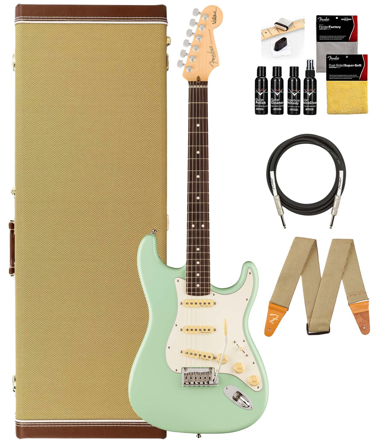 Fender Jeff Beck Stratocaster - Surf Green w/ Hard Case